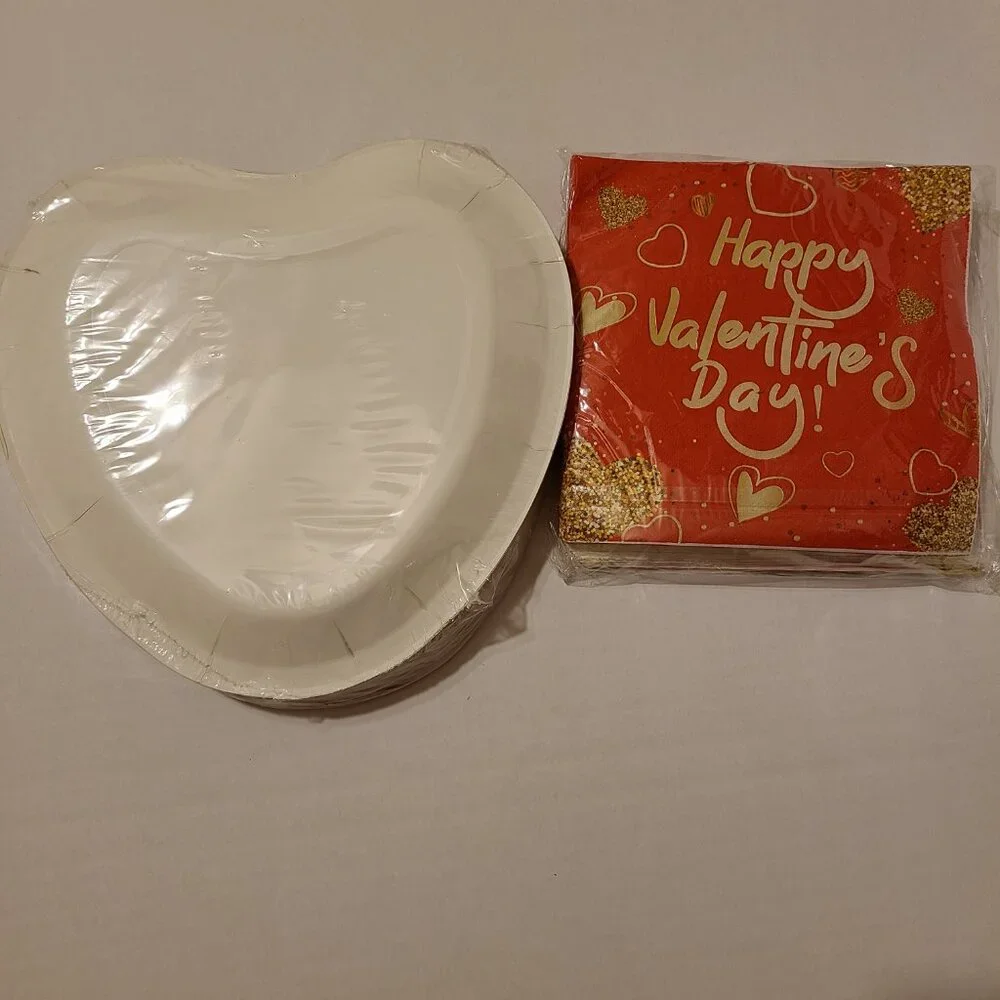 Valentines Plate/Napkin Combo
